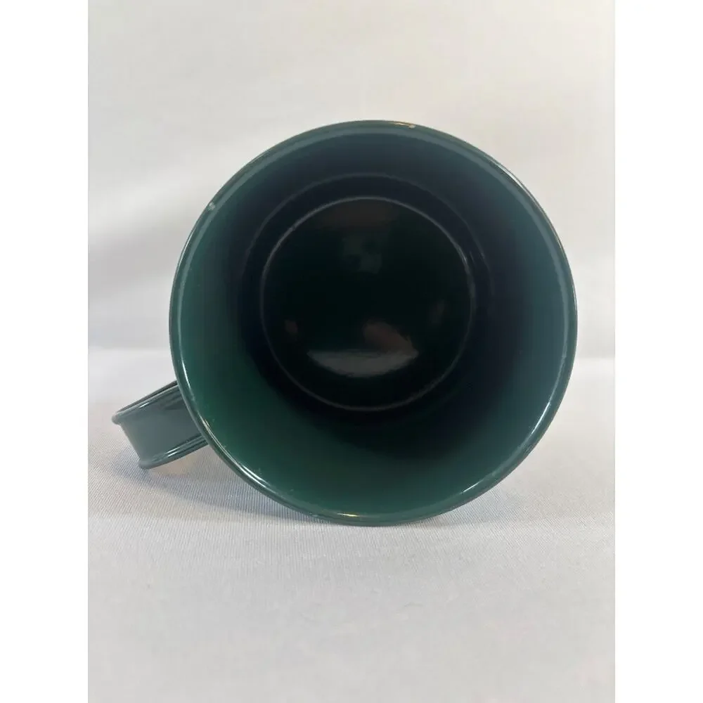 Barbour 125 Years Five Generations Enamel Camp Mug Green Speckle Collectible
